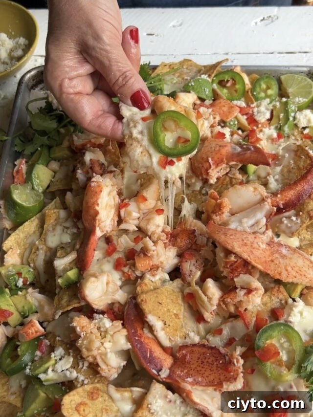 New Year's Eve Dinner Recipes and Menu Ideas 16 Pullin a nacho away from the pan.