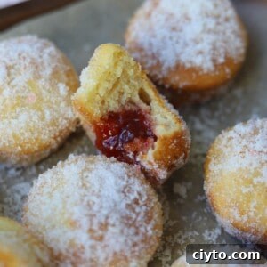 gluten free jam doughnuts baked
