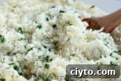 Oven Baked Cilantro Lime Rice Recipe