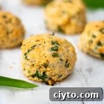 Wild garlic scones