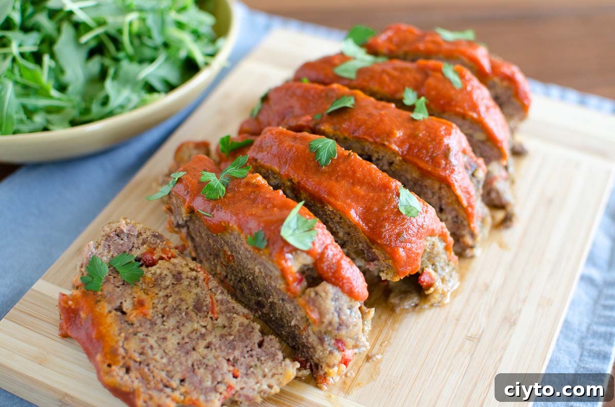 sliced meat on cutting board