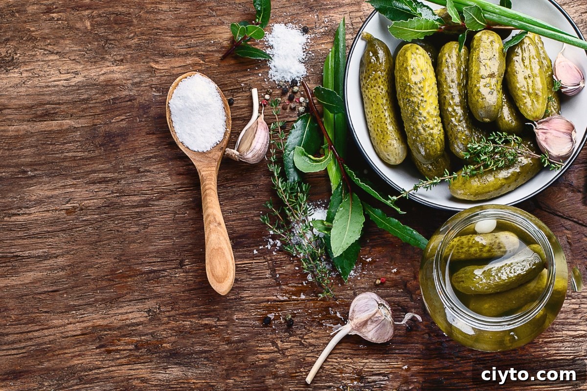 Pickling Salt Cucumbers