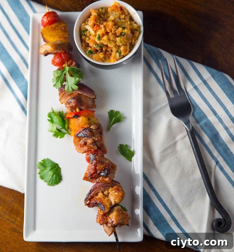 Kabobs platter