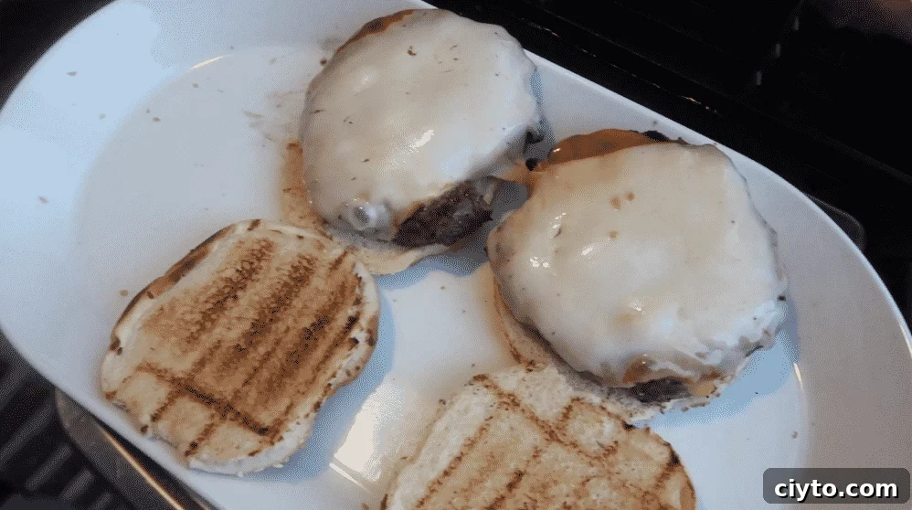 Perfect 10 Burger Recipe: How to Make a Juicy Gourmet Burger 7 Assembled burger
