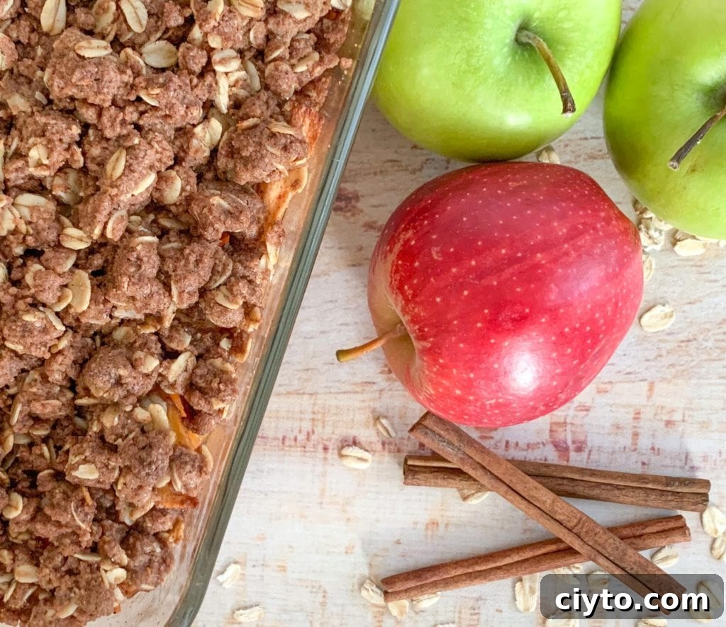 The best apples to use in an apple crisp.