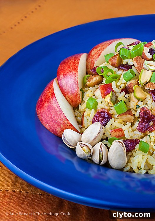 Basmati Rice-Apple Pilaf; Jane Bonacci, The Heritage Cook 