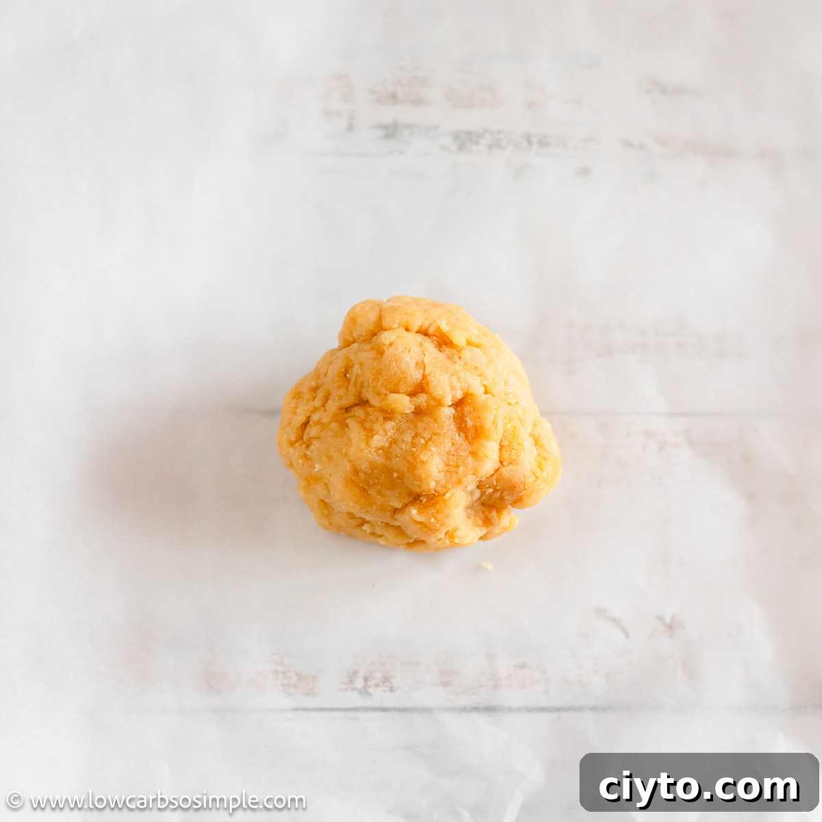 Carnivore Fathead Dough on Parchment Paper | Low-Carb, So Simple