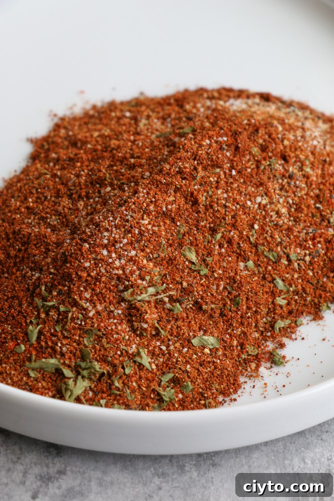 Homemade Taco Seasoning ingredients and jar