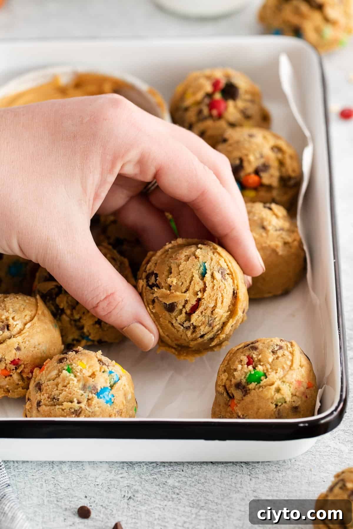 Edible Monster Cookie Dough