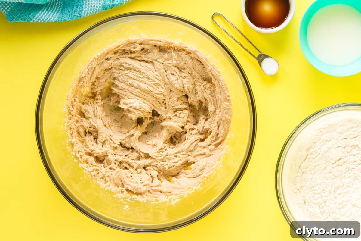 edible chocolate chip cookie dough in a serving bowl.