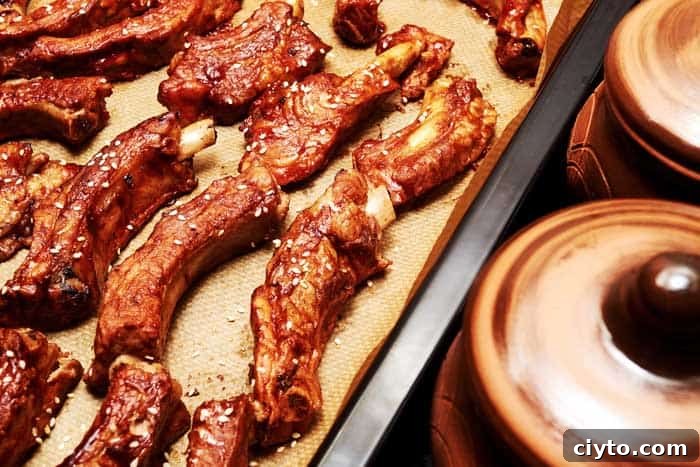 Dwaeji Galbi smoked korean spare ribs