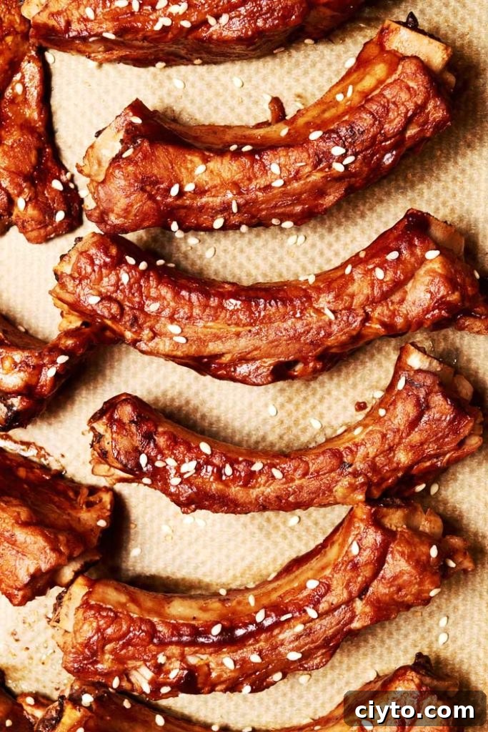 smoked korean spare ribs