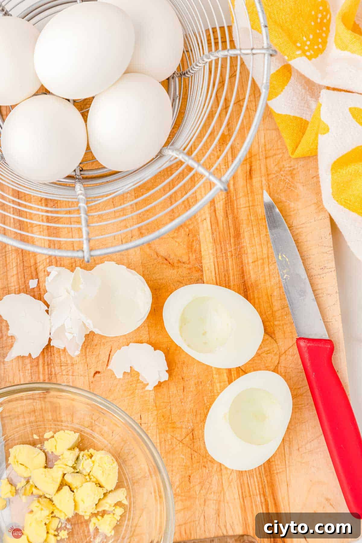 Classic Deviled Eggs Recipe for Parties and Holidays 12 egg white halves cut in half