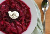 Vegetarian Bean Borscht: Hearty Beet and Bean Soup
