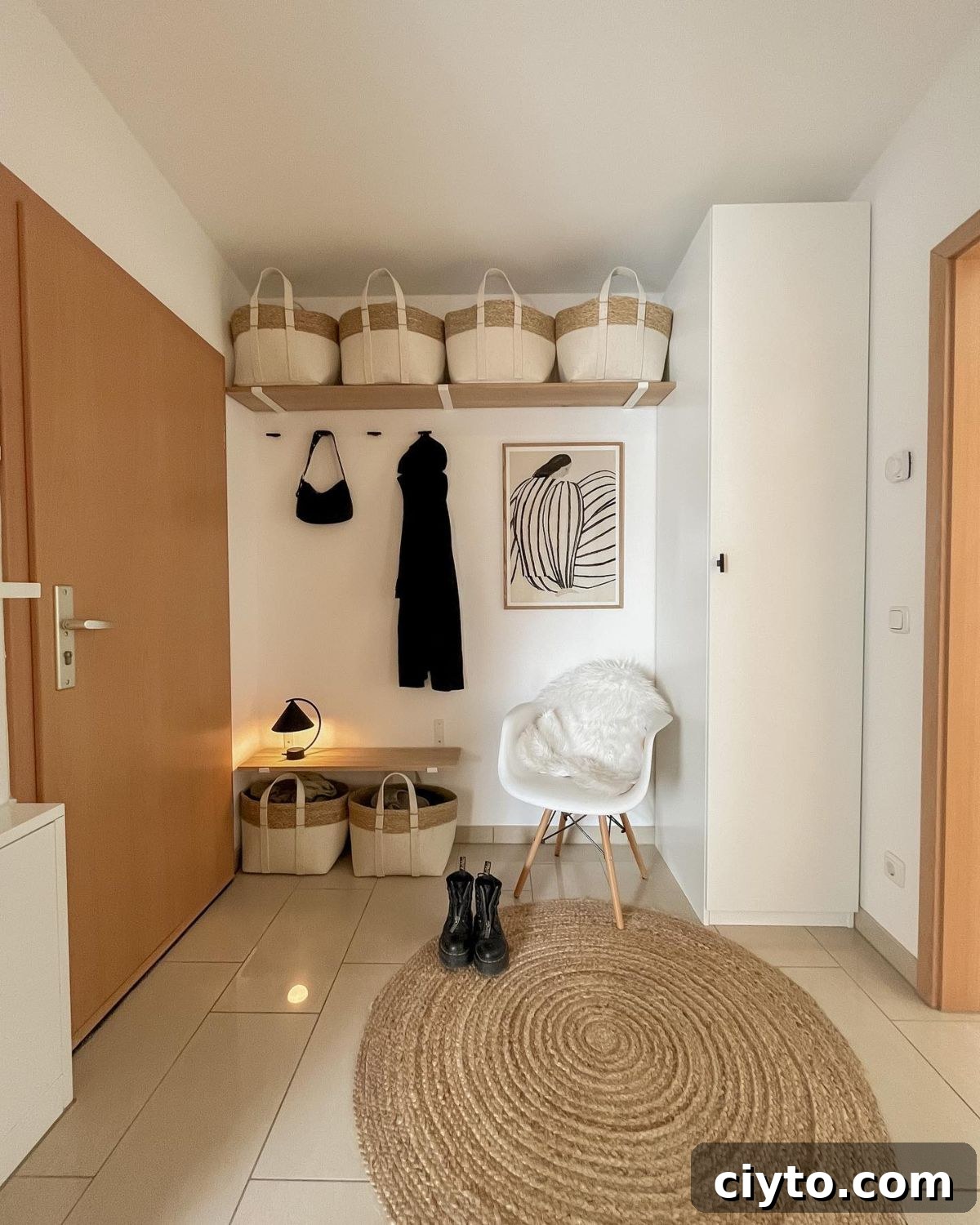  Hide Clutter in Baskets