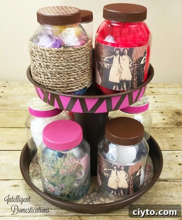 Tiered Craft Supply Organizing Tray
