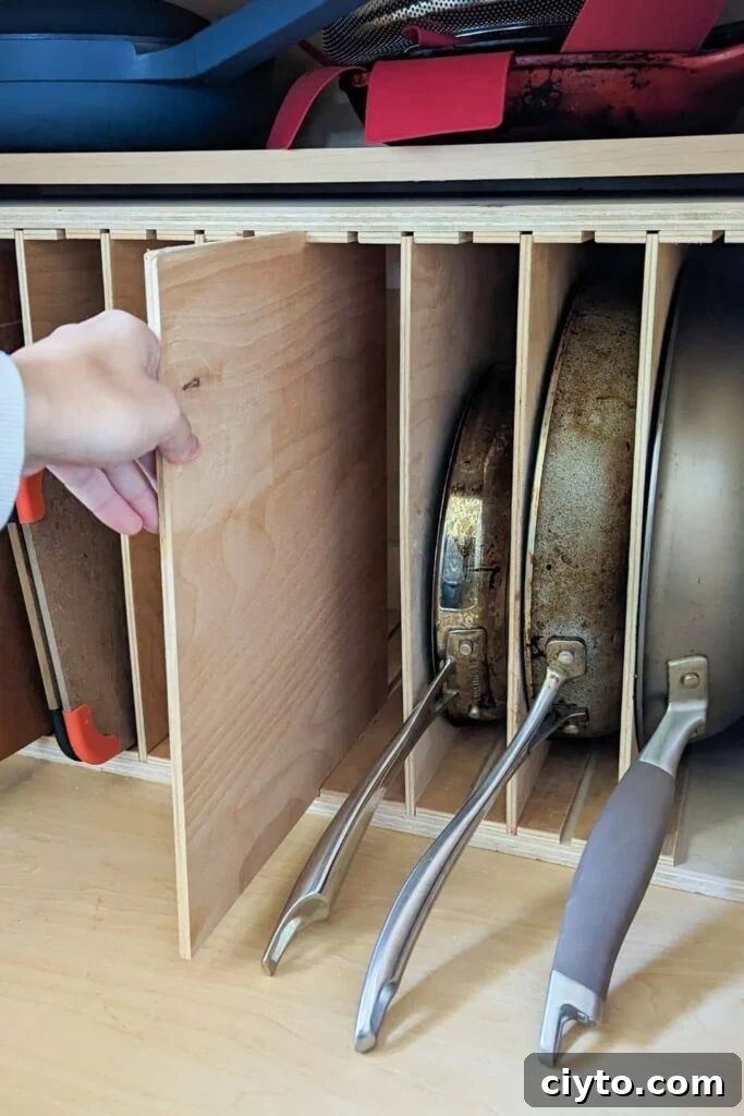 Pots and Pans Organizer