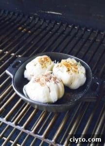 Smoked garlic after cooking