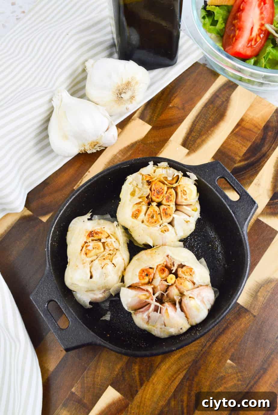 Smoked garlic