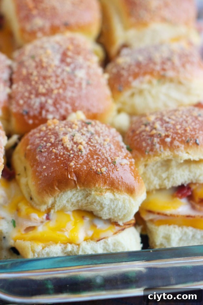 chicken bacon ranch sliders