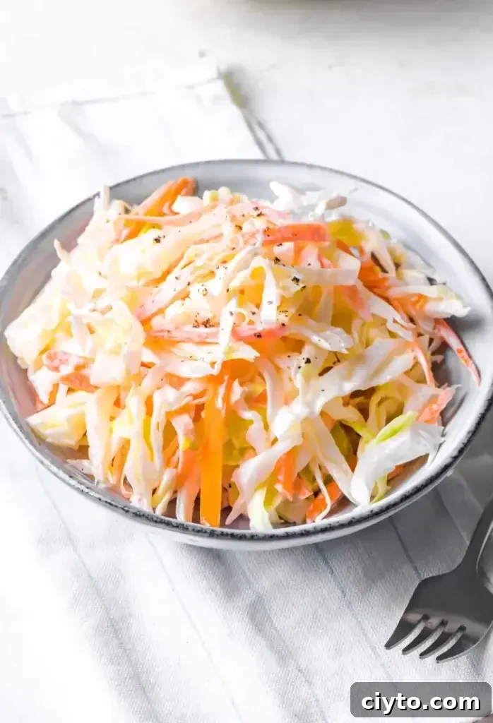 Bowl of Captain D's style coleslaw