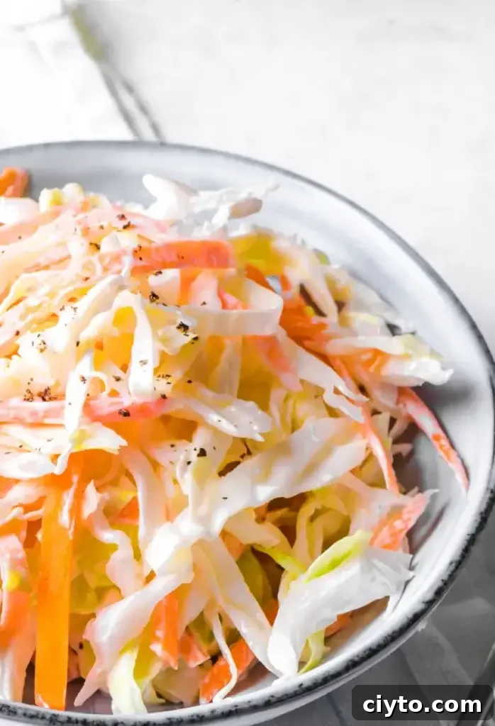 Coleslaw ingredients ready to be mixed