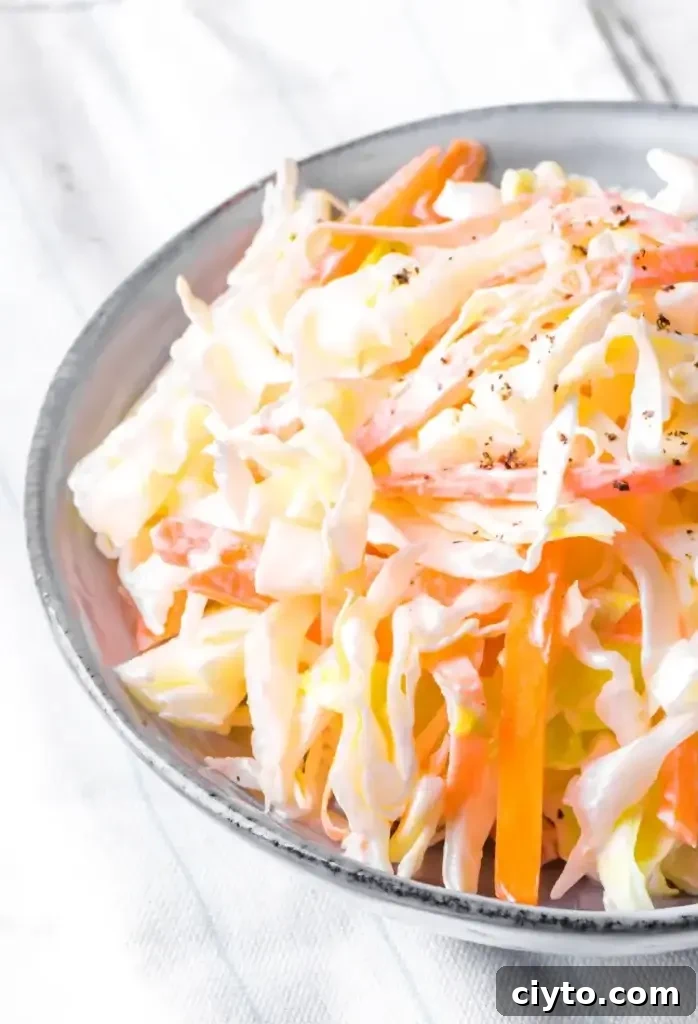 Served Captain D's style coleslaw