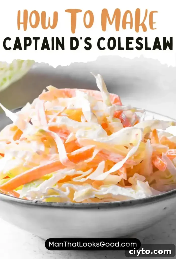 Coleslaw stored in a container