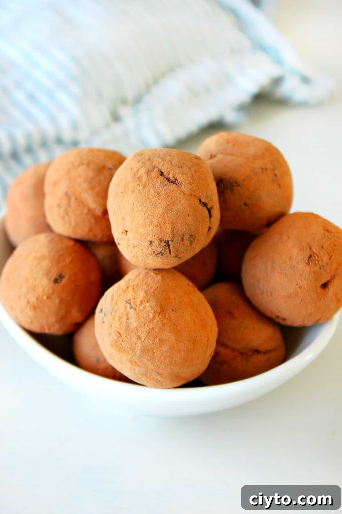 Truffles in a bowl.