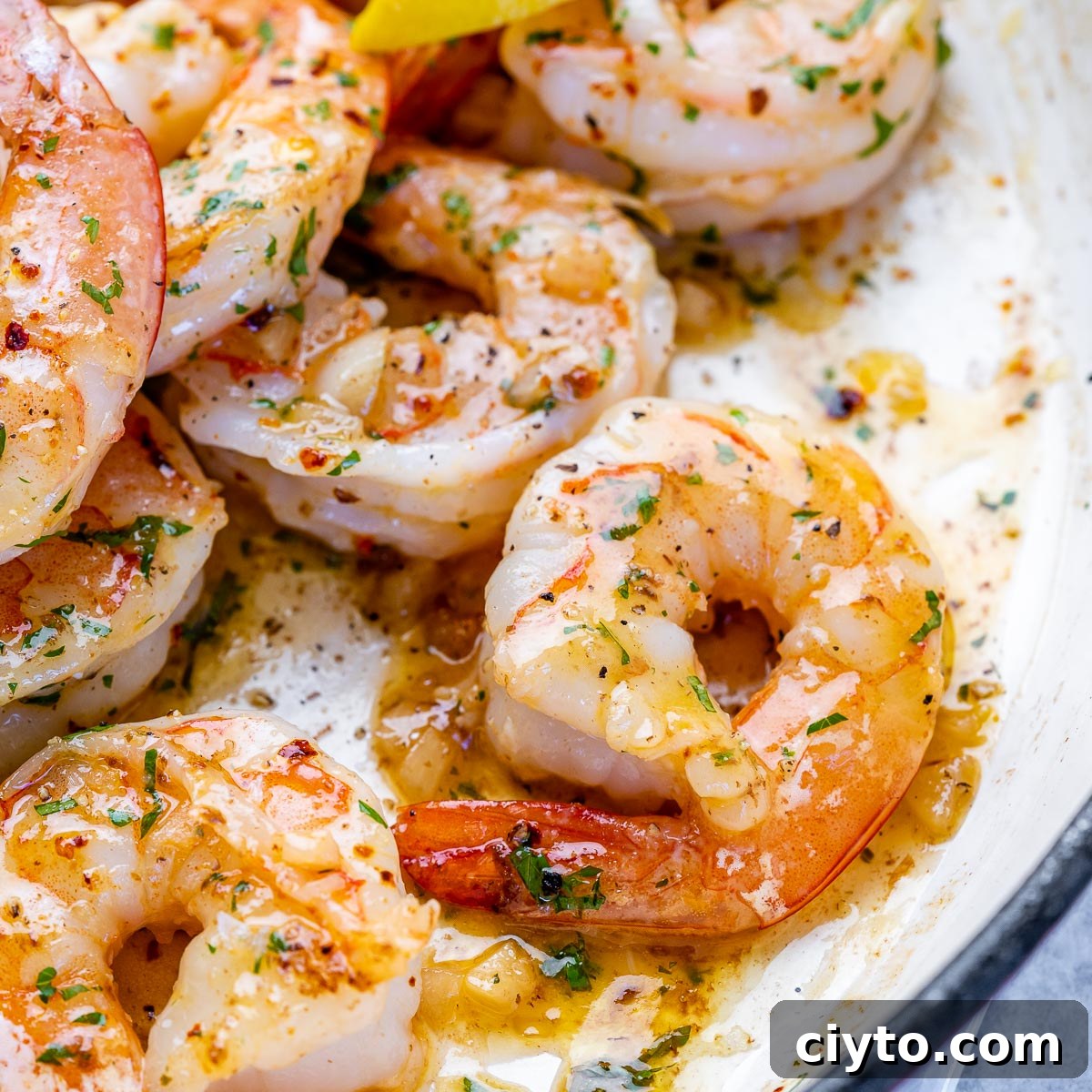 Garlic Butter Shrimp Recipe with Lemon and Parsley 13 img 35991 12