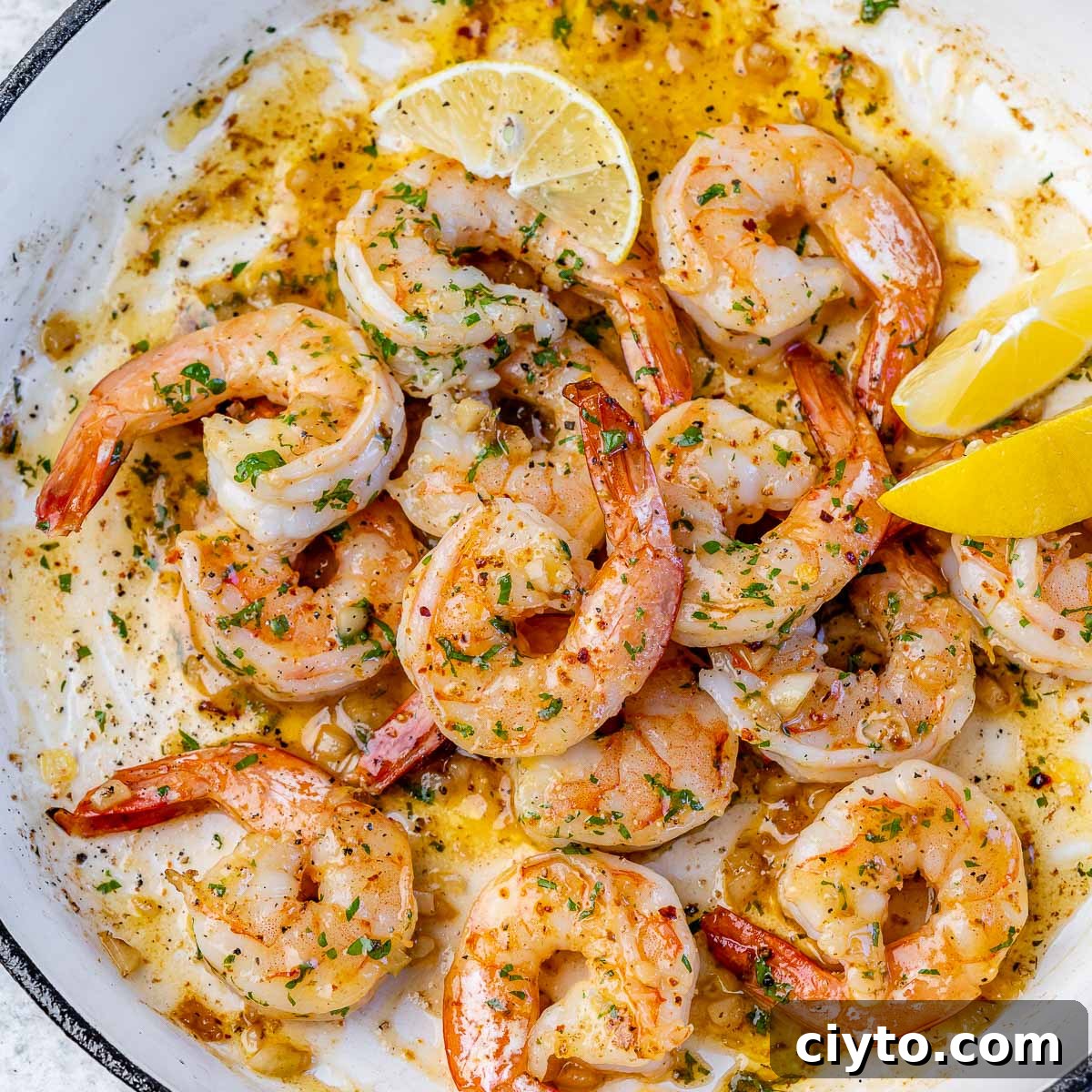 Garlic Butter Shrimp Recipe with Lemon and Parsley 3 img 35991 2