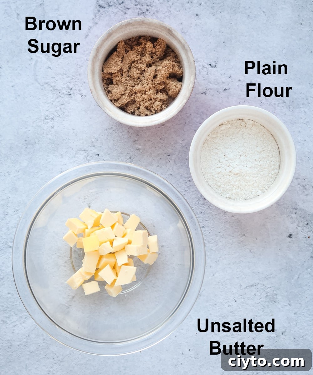 Ingredients for the Craquelin
