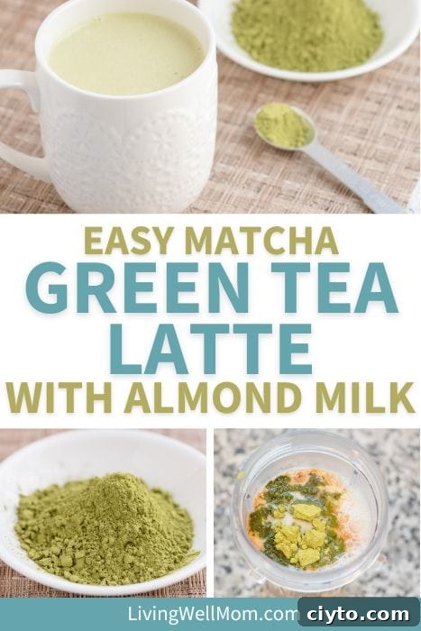 Low-Calorie Matcha Green Tea Latte Recipe for Natural Energy 10 easy matcha green tea latte with almond milk pin