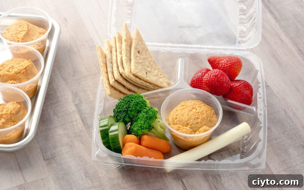 Harissa Red Lentil Hummus