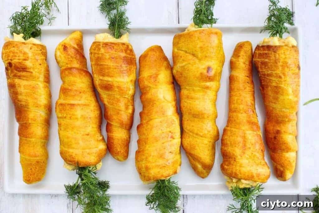 Crescent Roll Carrots