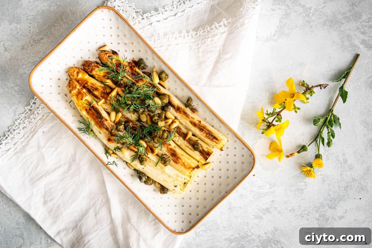 Roasted White Asparagus Recipe