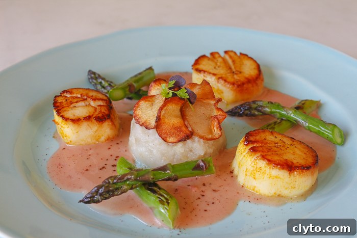 Garnish the dish with Jerusalem Artichokes Crisps - they're addictive!