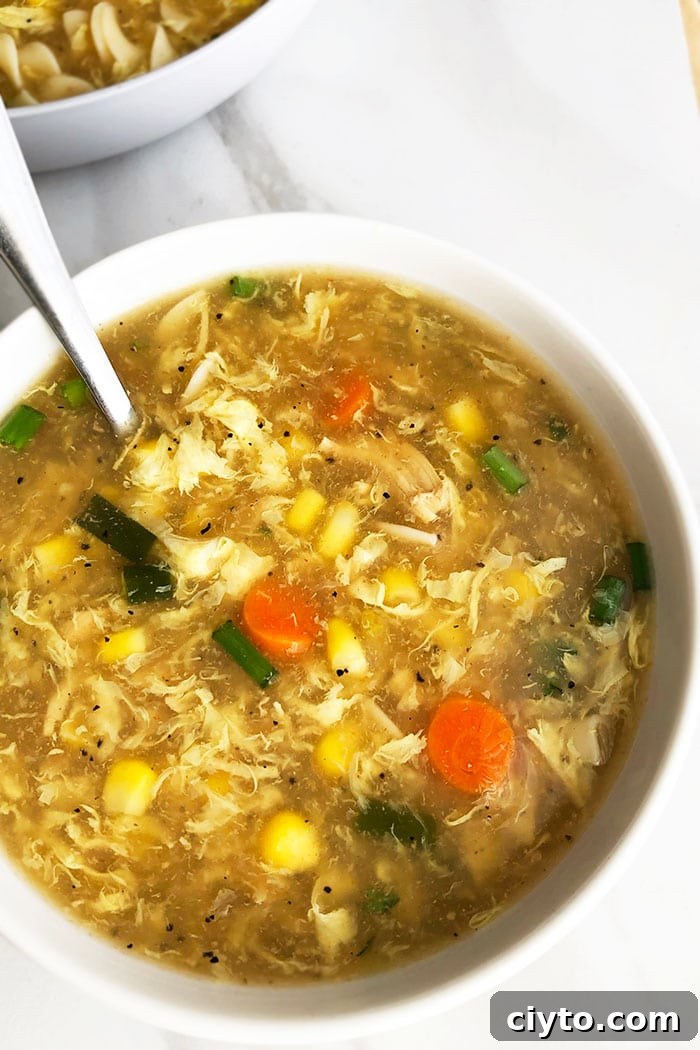 Creamy Chicken Corn Soup With Creamed Corn