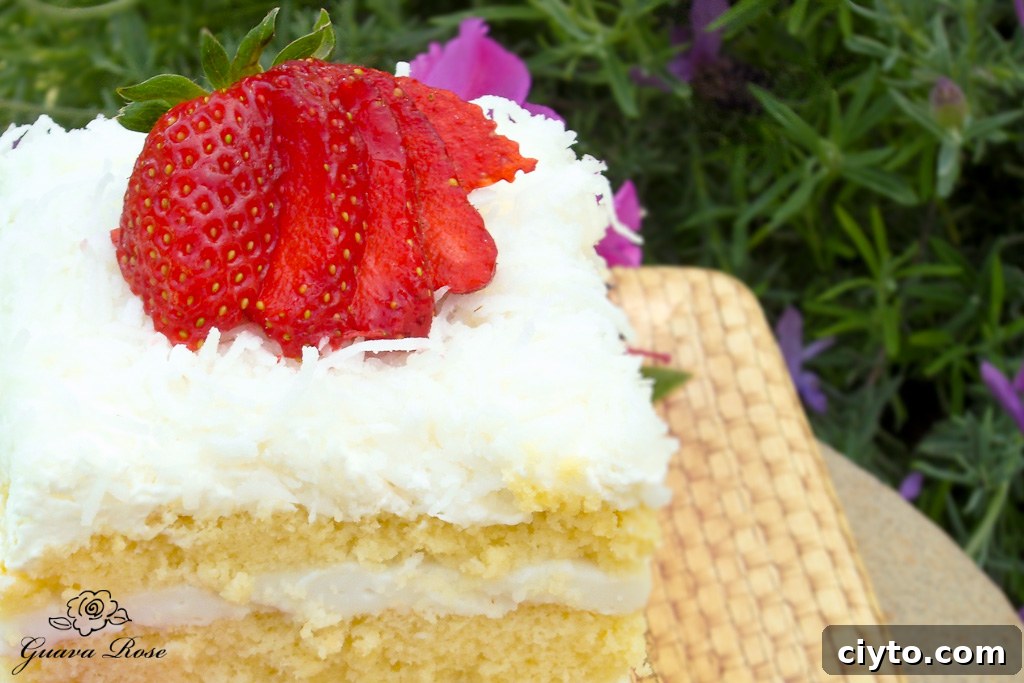 Haupia Chiffon Cake