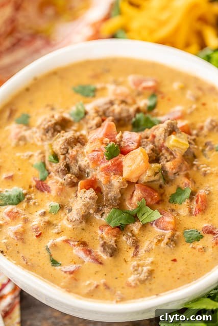 low carb taco soup in slow cooker
