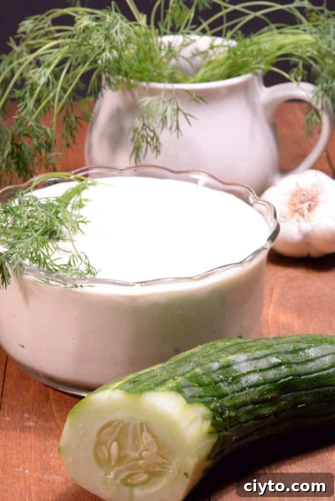 Authentic Greek Tzatziki Recipe with Cucumber, Garlic and Dill 2 greek tzatziki
