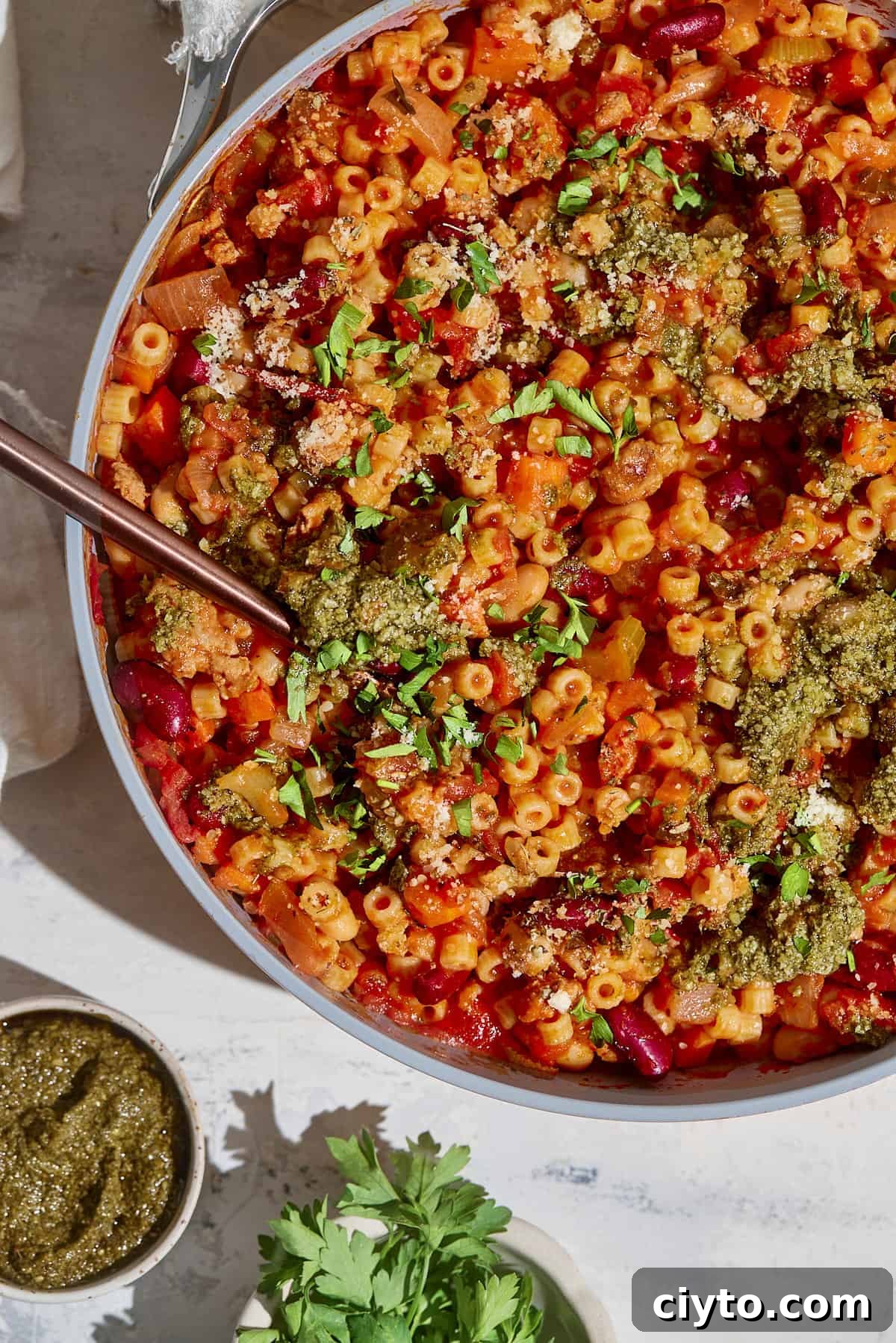 Classic Italian Pasta e Fagioli Recipe with Cannellini Beans 5 pasta e fagioli