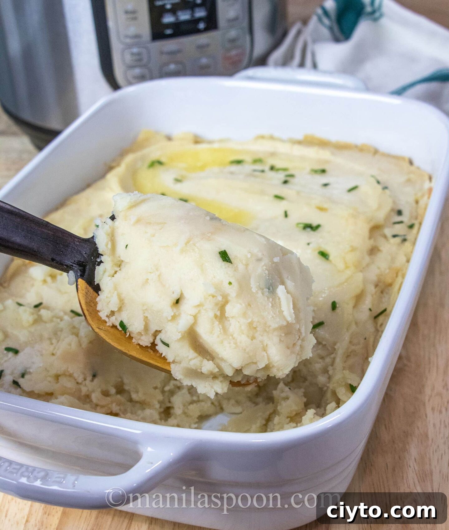 Preparing potatoes