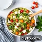 Pesto Orzo Salad.