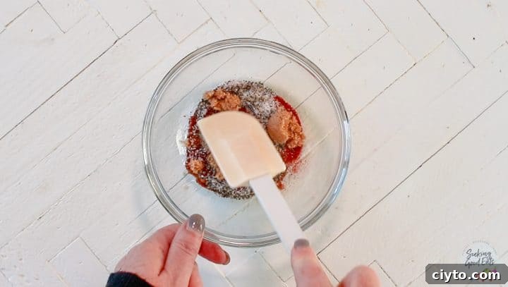 Make dry rub in a small bowl.