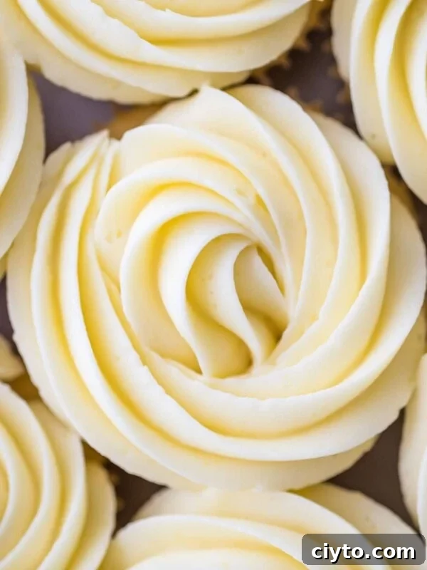 Cupcakes with lemon frosting.