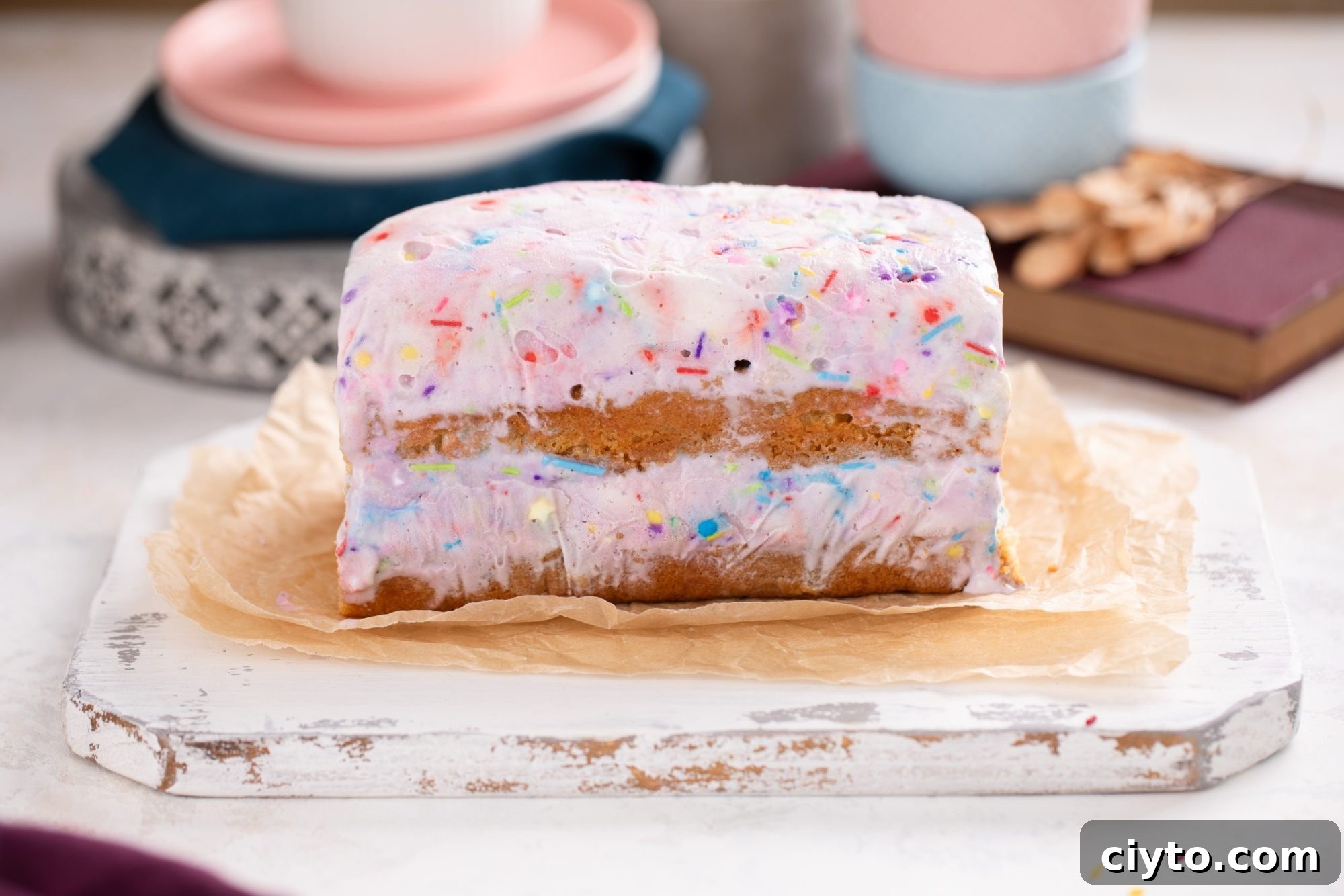 Ice cream pound cake loaf. | bbe