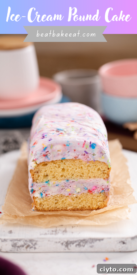 How to make an easy ice cream cake. beatbakeeat.com