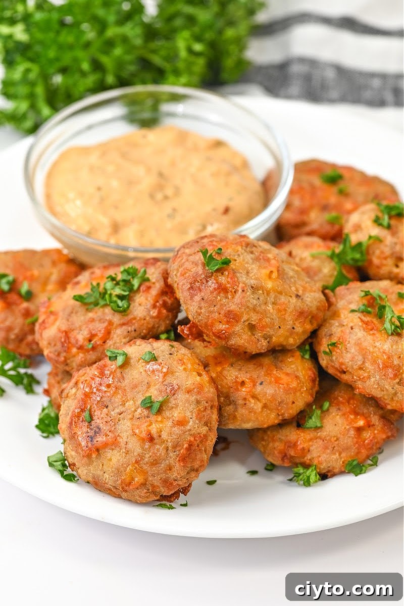 Keto Air Fryer Tuna Bites
