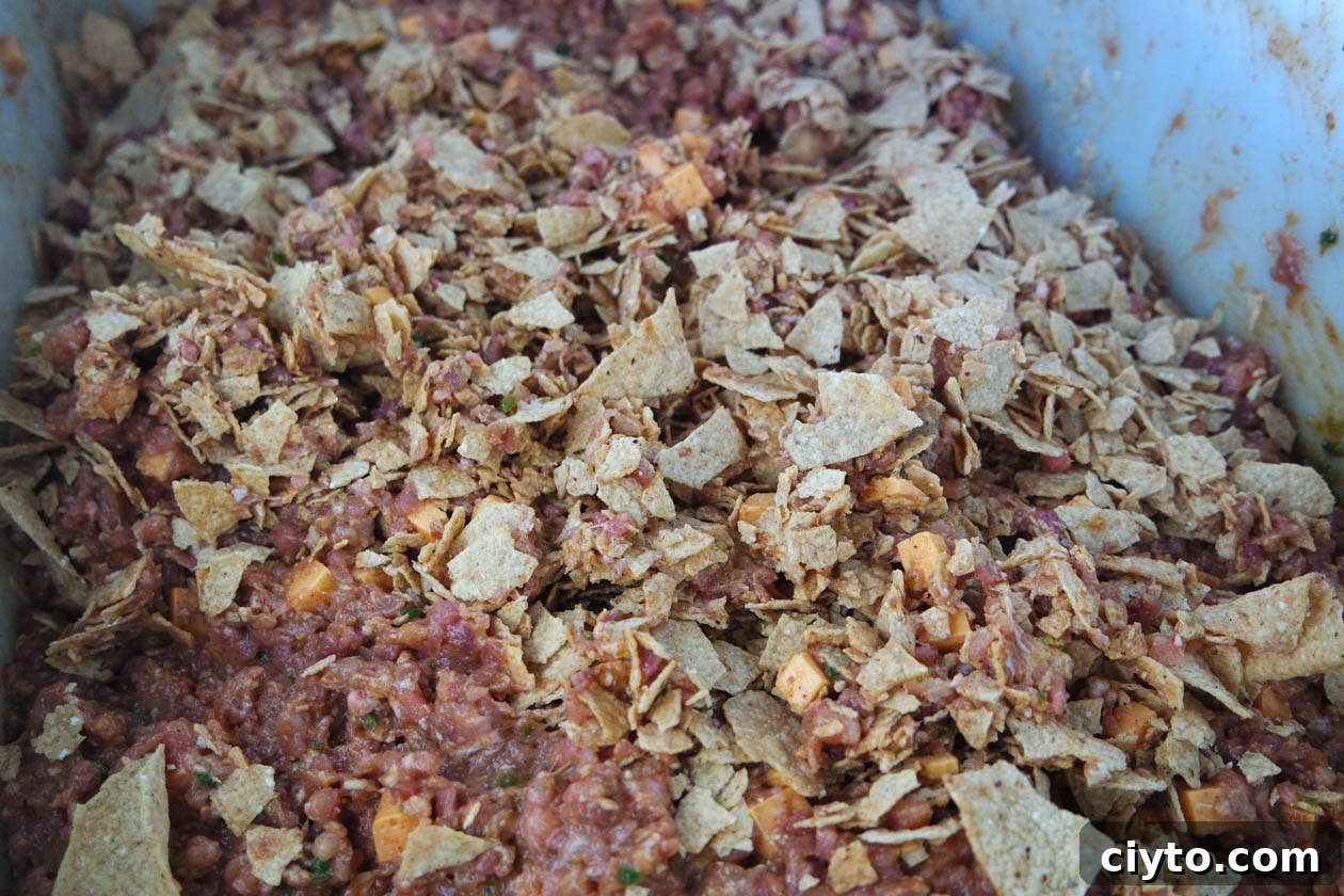 king ranch sausage with tortillas chips evan leroy